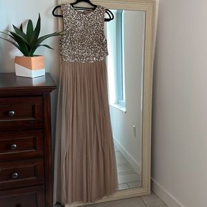 ASOS sequined formal black tie dress (US size 4) ✨